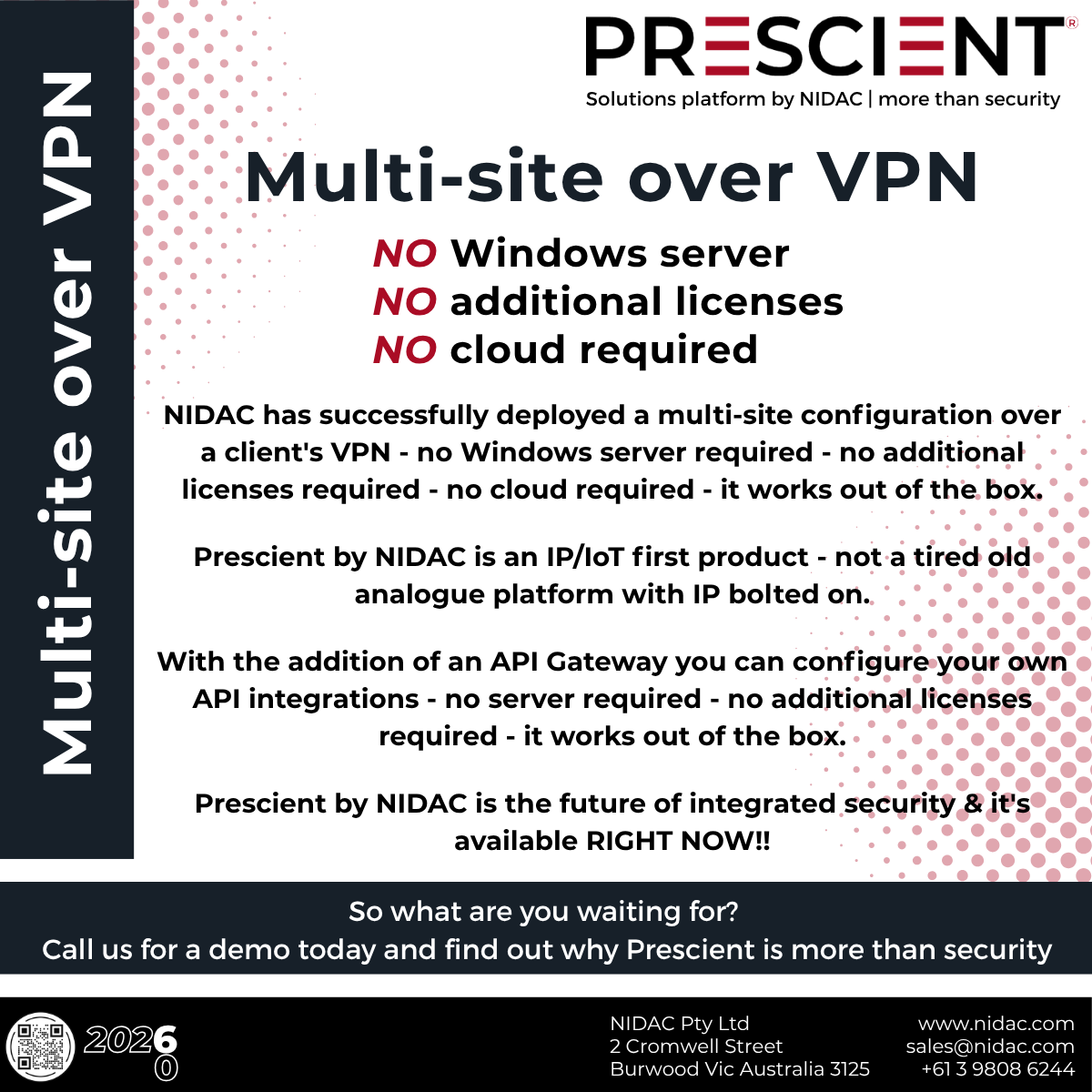 Multi-site over VPN